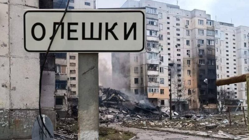NEWS.ro: Ministrul ucrainean de Externe despre oraşul Oleşkî: O capcană mortală în care locuitorii mor de foame