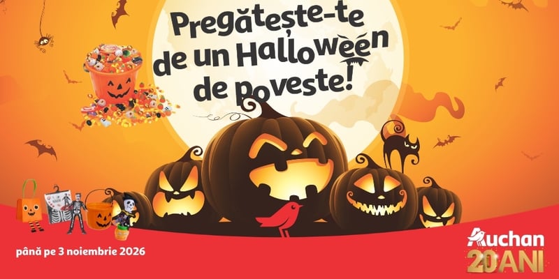NEWS.ro: Pregăteşte-te de un Halloween de poveste la Auchan