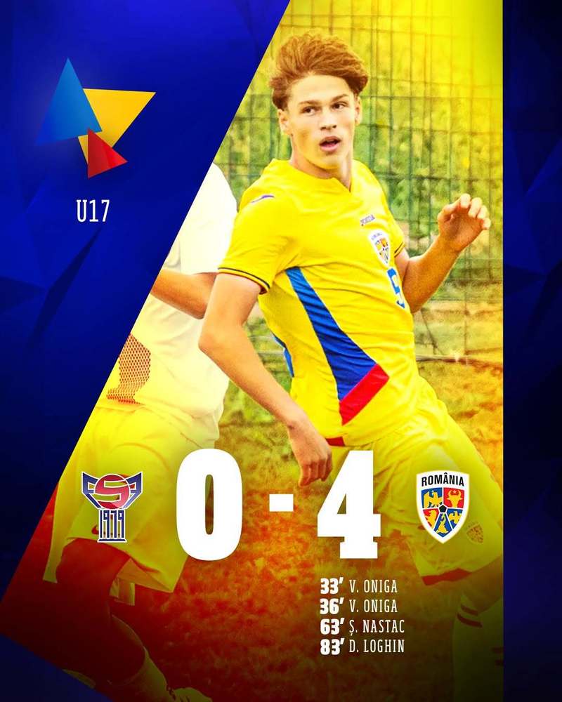 NEWS.ro: România U17 a învins Insulele Feroe în debutul calificărilor pentru EURO 2027