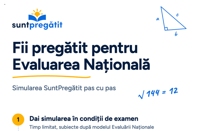 NEWS.ro: Să ştii materia este important. Să poţi arăta ce ştii în condiţii de examen este o altă provocare