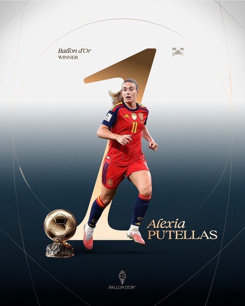NEWS.ro: Spaniola Alexia Putellas a câştigat Balonul de Aur în fotbalul feminin pentru a treia oară