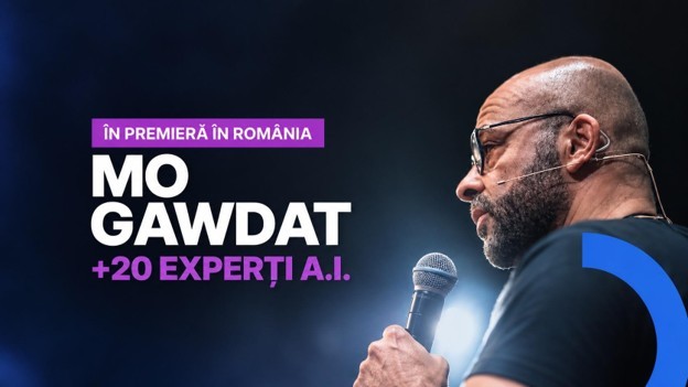 NEWS.ro: Tehnologia AI între utopie şi distopie: Mo Gawdat şi alţi 20 de experţi tech dezbat tema zilei la IQ Digital Summit Bucharest, pe 15 octombrie