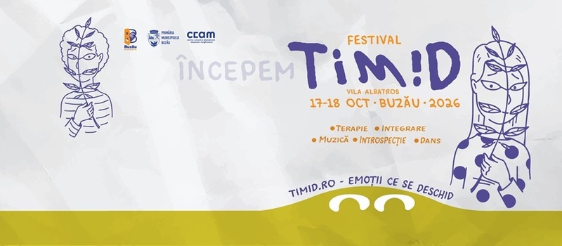 NEWS.ro: TIM!D, primul festival dedicat sănătăţii emoţionale, are loc în weekendul 17 - 18 octombrie la Buzău
