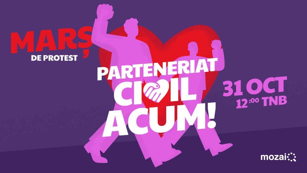 Protest în Capitală pentru recunoașterea legală a cuplurilor necăsătorite. „Ne-am săturat să fim ignorați!