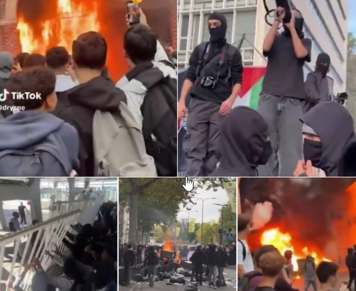 Protestele violente din Franţa se extind. Peste 1.700 de persoane reținute într-o singură zi şi 400 de licee închise. Elevii anunţă o nouă mobilizare