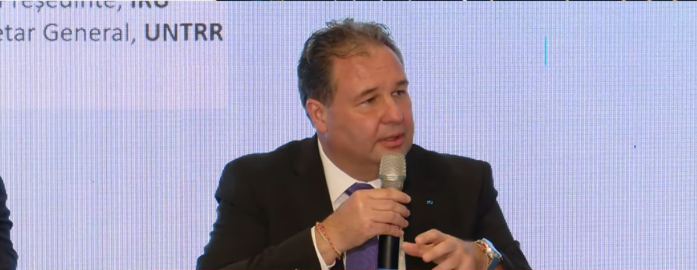Radu Dinescu, Preşedinte IRU şi Secretar general UNTRR: Industria transporturilor rutiere cred că este un sector în care se reflectă riscurile tuturor celorlalte sectoare economice. Dacă mâine autovehiculele transport marfă se opresc, nu mai funcţionează nimic