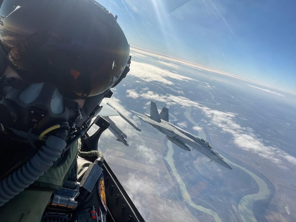 RO-Alert de dronă în nordul județului Tulcea / Două F-18 ale Forțelor Aeriene Spaniole, ridicate de la sol din Baza Mihail Kogălniceanu
