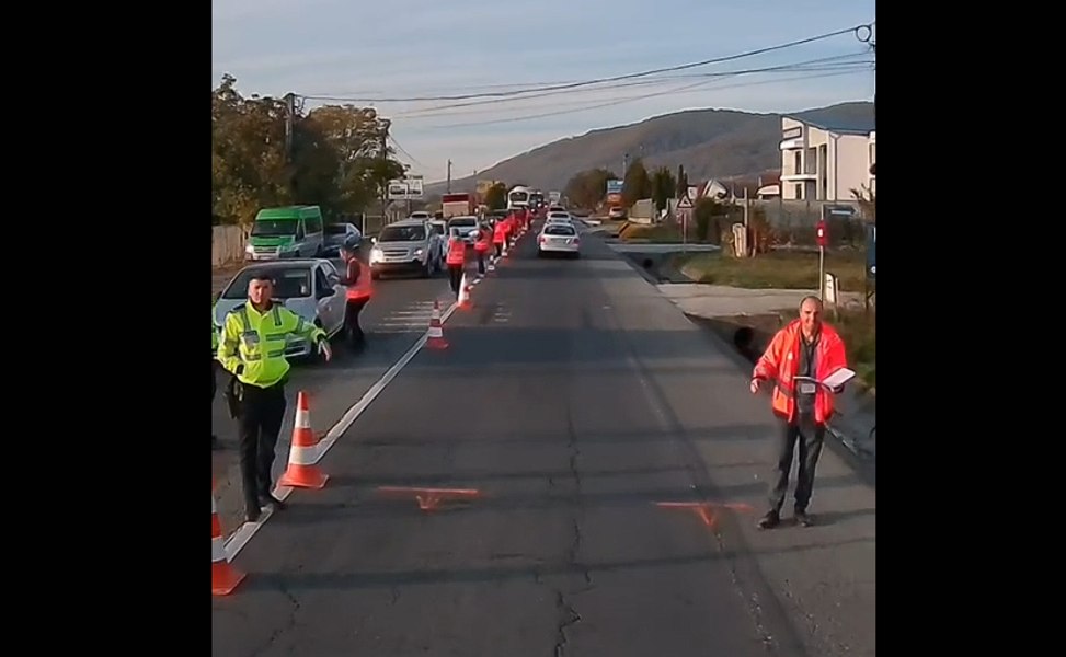 Șoferii, iritați de controalele CNAIR pentru studiul de trafic: „Asta ne mai lipsea, după ce că e aglomerat”