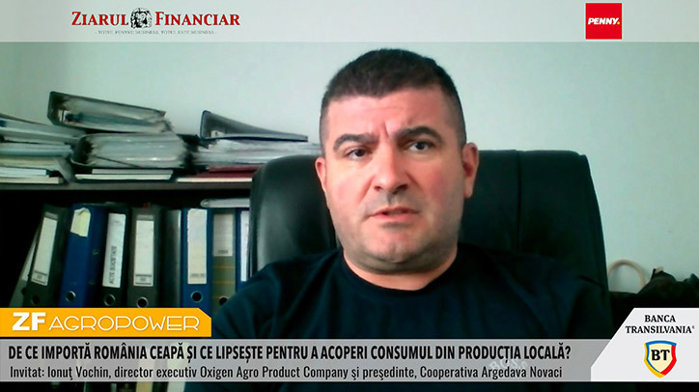 ZF Agropower. Ionuţ Vochin, director executiv, Oxigen Agro Product Company şi preşedintele Cooperativei Argedava Novaci: Cheia producţiei este în trecerea de la cultura mare la un sistem intensiv de producţie a legumelor şi în irigaţii. Cheia depozitării este în proiectele cu fonduri europene